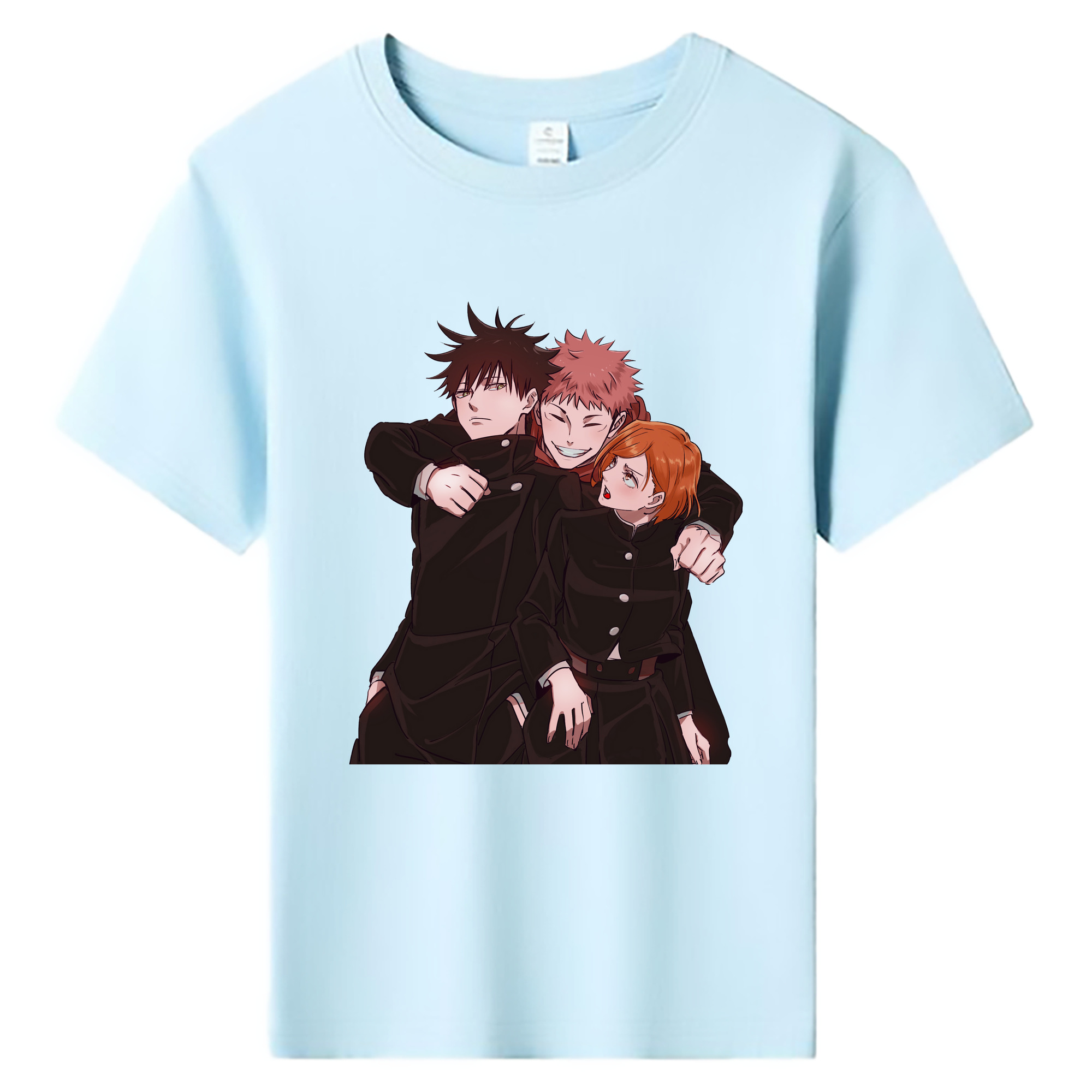 （画像用） 呪術廻戦 Jujutsu Kaisen 綿100％キッズTシャツ（フロントプリント）
